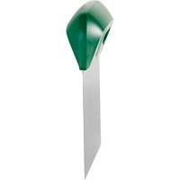 Flexible Stainless Steel Dough Cutter/Scraper, Green, 4-1/2" W x 5-3/4" L Dufferin Supply