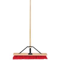 Balai-brosse &agrave; manche renforc&eacute;, 24", Moyen, Soies PVC Dufferin Supply