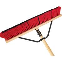 Balai-brosse &agrave; manche renforc&eacute;, 24", Moyen, Soies PVC Dufferin Supply