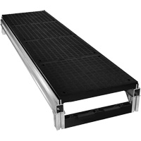 FOUNDATION Smooth Modular Aluminum Work Platform Kit, 18" W x 72" D, 400 lbs. Capacity, All-Welded Dufferin Supply