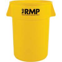 Garbage Bin, Polyethylene, 44 US gal. Dufferin Supply