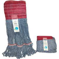 Wide-Band Mop Head, Antimicrobial/Floor Finishing/Specialty, Cotton/Rayon/Synthetic, Loop Style Dufferin Supply