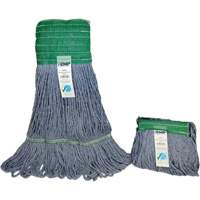 Wide-Band Mop Head, Antimicrobial/Floor Finishing/Specialty, Cotton/Rayon/Synthetic, Loop Style Dufferin Supply