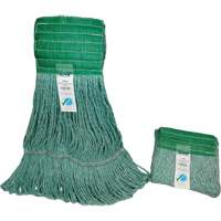 Wide-Band Mop Head, Antimicrobial/Floor Finishing/Specialty, Cotton/Rayon/Synthetic, Loop Style Dufferin Supply