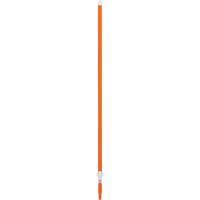 Manche, Balai/Brosse/Vadrouille &agrave; &eacute;pousseter/Support &agrave; tampon/Grattoir/Raclette/Vadrouille humide, Orange, T&eacute;lescopique, 62" - 109-2/5" lo Dufferin Supply