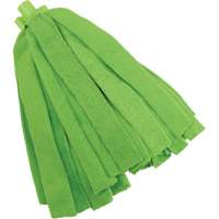 Socket Mop, Green, Microfibre, Cut Style Dufferin Supply