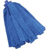 Socket Mop, Blue, Microfibre, Cut Style Dufferin Supply