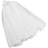 Socket Mop, White, Microfibre, Cut Style Dufferin Supply