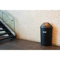 Half-Round Garbage Bin, Polyethylene, 21 US gal. Dufferin Supply