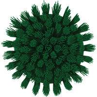 Brosse ronde HyDrive pour perceuse, Soies Tr&egrave;s ferme, Longueur de 3-1/10", Vert Dufferin Supply