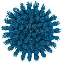 Brosse ronde HyDrive pour perceuse, Soies Tr&egrave;s ferme, Longueur de 3-1/10", Bleu Dufferin Supply