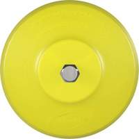 Brosse ronde HyDrive pour perceuse, Soies Tr&egrave;s ferme, Longueur de 3-1/10", Jaune Dufferin Supply