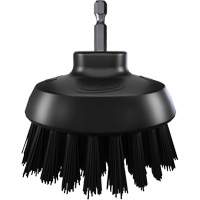 Brosse ronde HyDrive pour perceuse, Soies Tr&egrave;s ferme, Longueur de 3-1/10", Noir Dufferin Supply