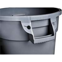 Grey Titan Garbage Container, Plastic, 20 US gal. Dufferin Supply