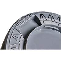 Grey Titan Garbage Container, Plastic, 20 US gal. Dufferin Supply