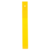 Poteau de garde-corps, Acier, 10-3/4" lo x 24" h, Jaune Dufferin Supply