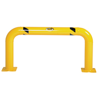 Garde-corps &agrave; profil &eacute;lev&eacute; pour machines, 4' la x 2' h, Jaune Dufferin Supply