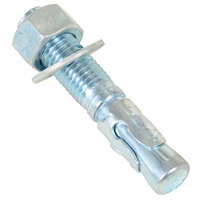 Wedge Bolt Anchor, Zinc Plated, 3/4" x 4-1/4" Dufferin Supply