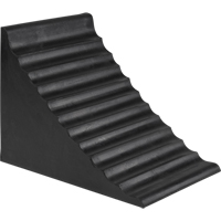 Cale de roue, 9-7/8" x 7-1/8" x 7-1/2", Noir Dufferin Supply