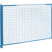 Perimeter Guards - Mesh Style, 4' H x 8' W, Blue Dufferin Supply