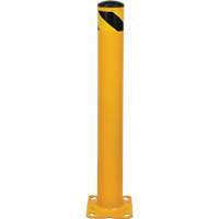 Bollard, Steel, 36" H x 4-1/2" W, Yellow Dufferin Supply