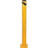 Bollard, Steel, 48" H x 4-1/2" W, Yellow Dufferin Supply