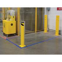 Safety Bollard, Steel, 36" H x 5-1/2" W, Yellow Dufferin Supply