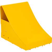 Ice Chocks, Steel, Yellow, 8-1/16" W x 10-5/8" D x 8-13/16" H Dufferin Supply