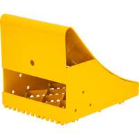 Ice Chocks, Steel, Yellow, 8-1/16" W x 10-5/8" D x 8-13/16" H Dufferin Supply