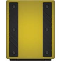 Checkers Safety Heavy-Duty Ultra Class Mining Wheel Chock, HDPE, Yellow, 14-1/2" W x 17-1/2" D x 16" H Dufferin Supply