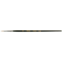 Pinceau d'artiste, Largeur de la brosse de 1/16", Martre rouge, Manche &agrave; Bois Dufferin Supply