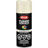Peinture &agrave; pulv&eacute;riser tout en un Fusion, Blanc Dover, Brillant, 12 oz, Canette a&eacute;rosol Dufferin Supply