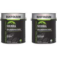 Sierra S60 Water-Based Epoxy Maintenance Coating Kit, Gallon, Black Dufferin Supply