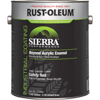Sierra Performance Beyond Acrylic Enamel, Gallon, Red Dufferin Supply