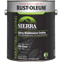 Sierra S60 Water-Based Epoxy Maintenance Coating Part 2 Base, Gallon, Clear Dufferin Supply