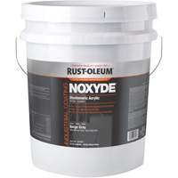 Noxyde Elastomeric Acrylic Coating, 5 gal., Pail, Grey Dufferin Supply