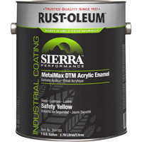 Sierra Performance MetalMax&reg; Plus DTM Acrylic Enamel, Gallon, Yellow Dufferin Supply