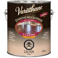 Varathane&reg; Diamond Wood Finish Floors Coating, 3.78 L, Clear, Gloss Dufferin Supply