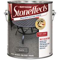 Stoneffects Decorative Concrete Coating, 3.4 L, Solvent-Based, Textured, Grey Dufferin Supply