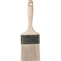 One Coat Trim & Wall Brush, White China, Wood Handle, 3" Width Dufferin Supply