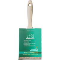 One Coat Trim & Wall Brush, White China, Wood Handle, 4" Width Dufferin Supply