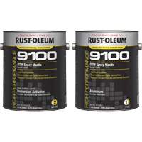9100 System DTM Epoxy Mastic Base & Activator Kit, Aluminum, Gallon Dufferin Supply