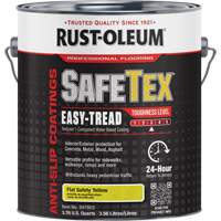 SafeTex&reg; Easy-Tread Acrylic Coating, 1 gal., Water-Based, Flat/Textured, Yellow Dufferin Supply