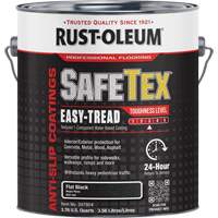 SafeTex&reg; Easy-Tread Acrylic Coating, 1 gal., Water-Based, Flat/Textured, Black Dufferin Supply