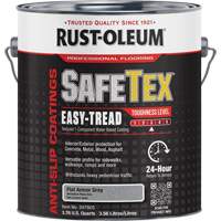 SafeTex&reg; Easy-Tread Acrylic Coating, 1 gal., Water-Based, Flat/Textured, Grey Dufferin Supply