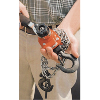 Series 602 Mini Ratchet Lever Hoist, 5' Lift, 550 lbs. (0.275 tons) Capacity, Steel Chain Dufferin Supply