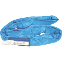 Round Slings, Blue, 4" W x 8' L, 23000 lbs. Vertical Load Dufferin Supply