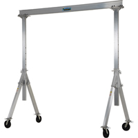 Adjustable Aluminum Gantry Crane, 10' L, 2000 lbs. (1 tons) Capacity Dufferin Supply