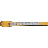 Nylon Slings, Single Ply, Double Eye, Type 3, 1" W x 3' L, 1600 lbs. Vertical Load Limit Dufferin Supply