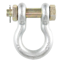 Bolt Type Anchor Shackle, 1/4", Bolt Type, Hot Dip Galvanized Dufferin Supply